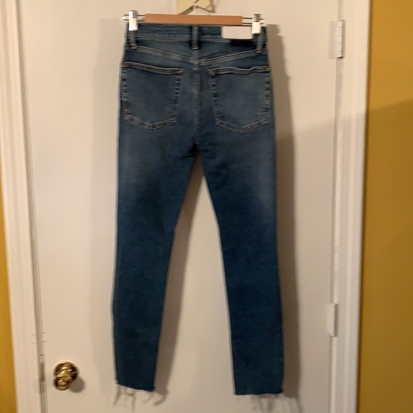 Re/Done High Rise Ankle Crop Jeans 26 - Picture 6 of 15